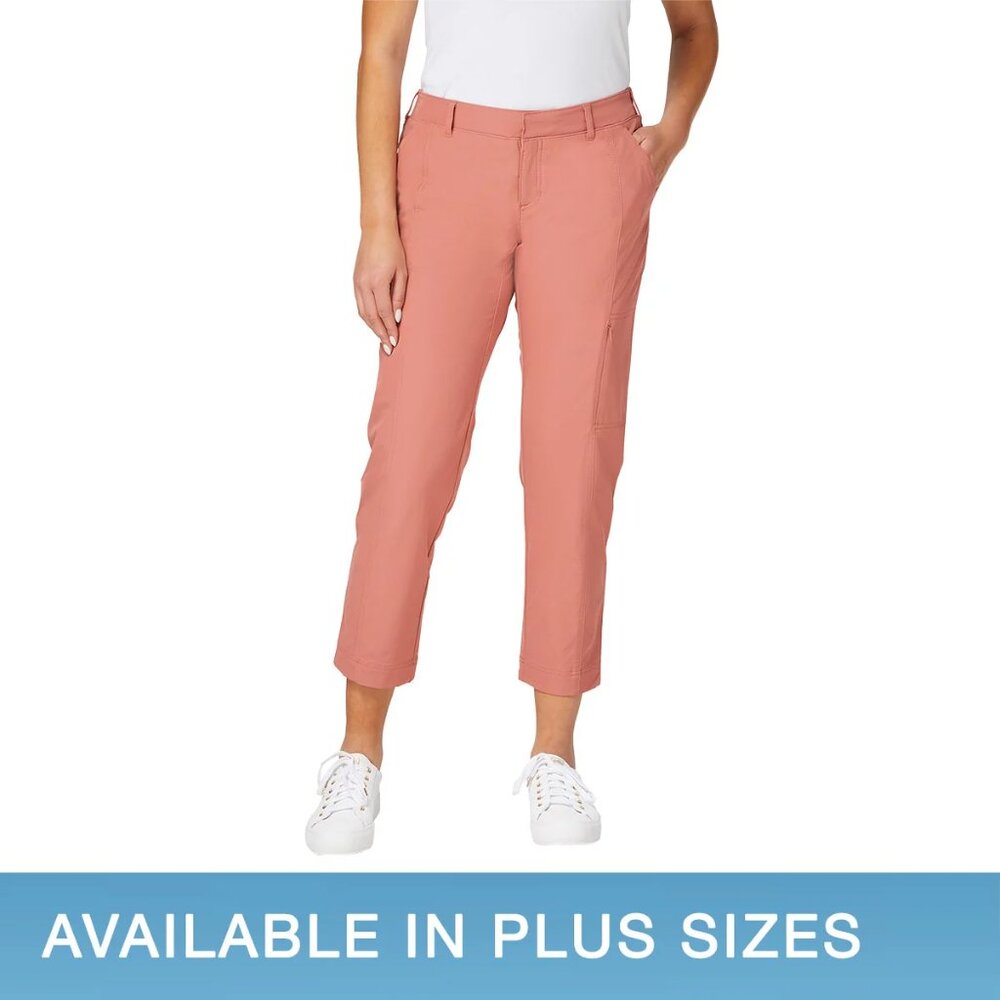 Kirkland Signature Ladies' Ankle Length Travel Pant, Coral Pink